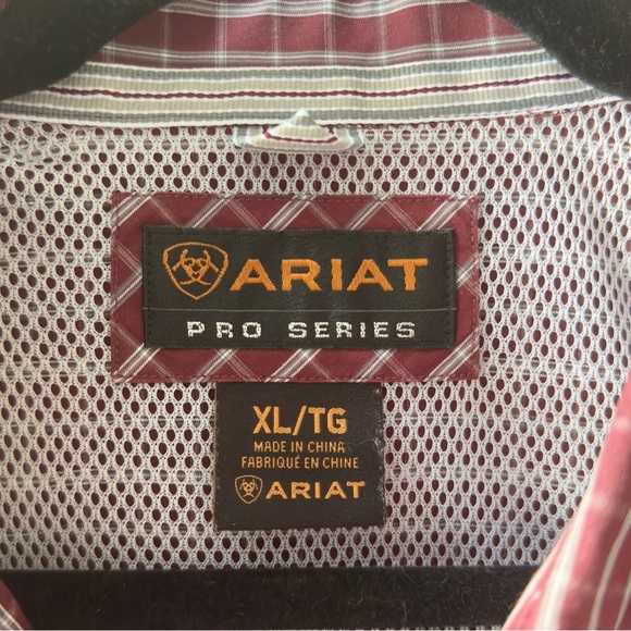 Ariat Pro Series Oswald Classic Fit Shirt Men’s Size XL - Picture 3 of 9